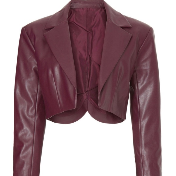ASHLEY PARK x RTR Jackets & Blazers - ASHLEY PARK x RTR, Voila Vegan Leather Blazer, L